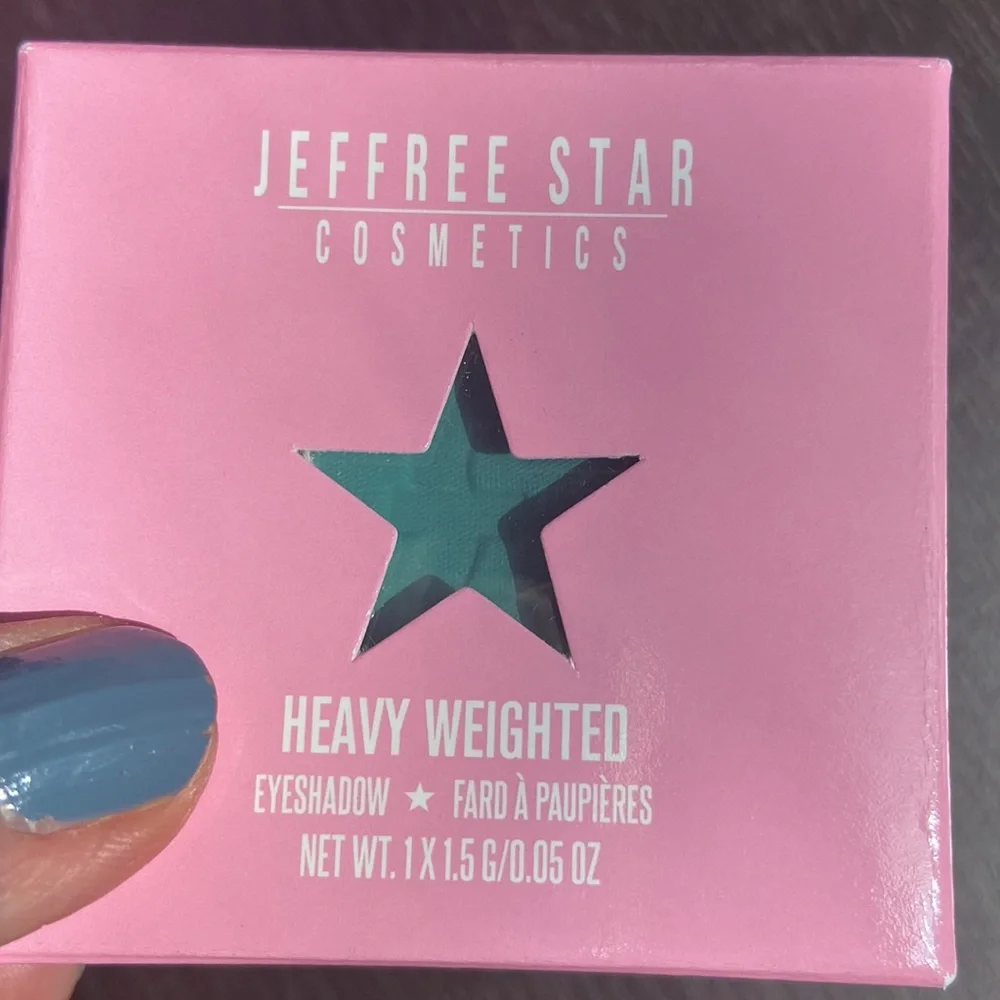 NEW! JEFFREE STAR Pressed Pigment Eye Shadow Single HEAVY WEIGHTED Blue Matte